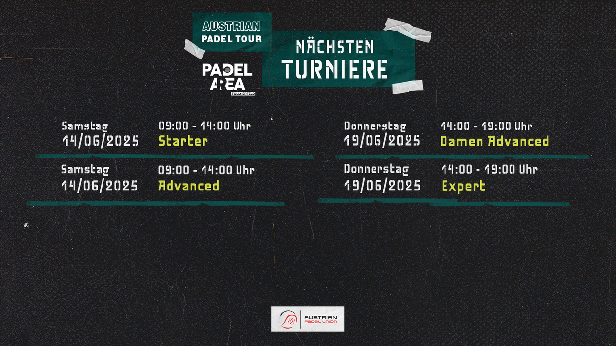 TURNIERE JUNI | PADELAREA TULLNERFELD